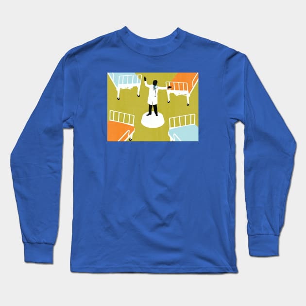 Hospital management Long Sleeve T-Shirt by Neil Webb | Illustrator